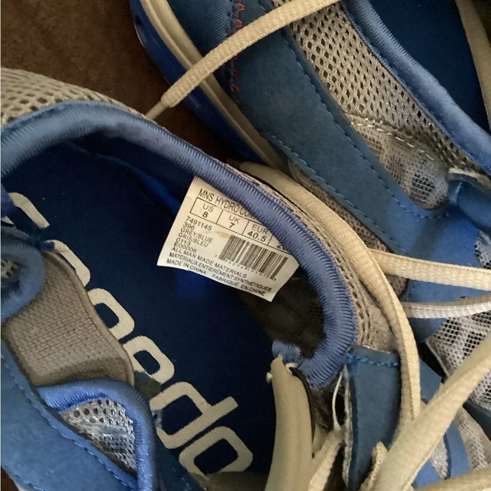Speedo Blue and White Sneakers Lightweight Athletic Design-SZ Mens 8 H4